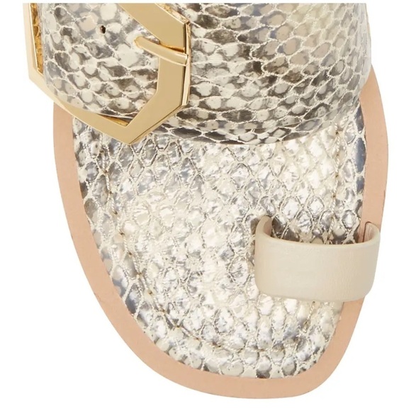 NEW Louise Et Cie Altan Snake Toe-Loop Sandal 9.5 - Picture 4 of 8